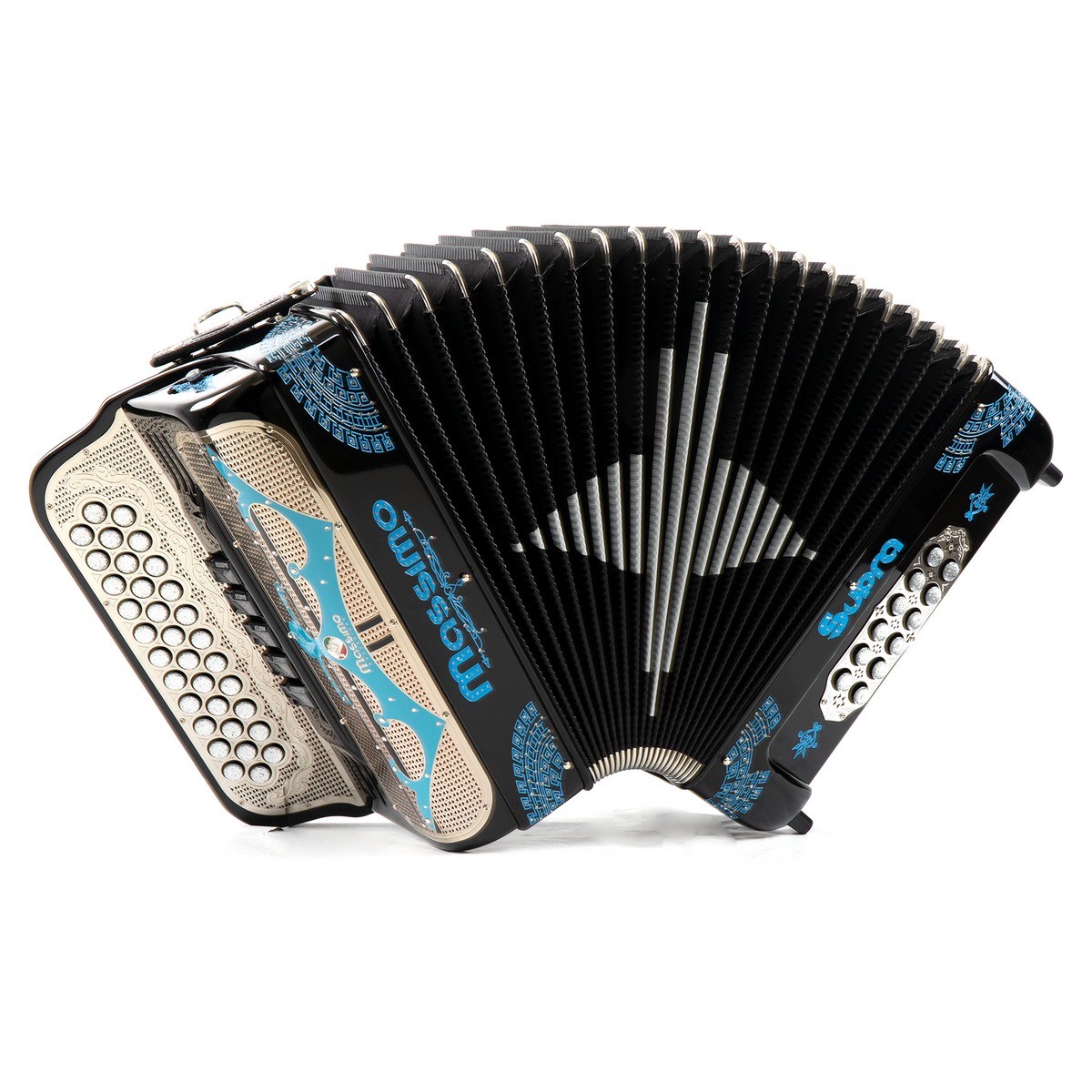 Massimo Supra Black (blue details) 5 Switches / E Tone – Massimo