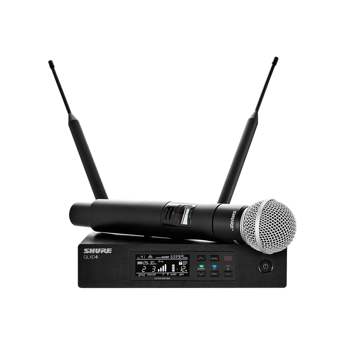 SHURE SM58 コード付き SHURE SM58-LCE アンプ用スタンド・ケーブルセット ダイナミック