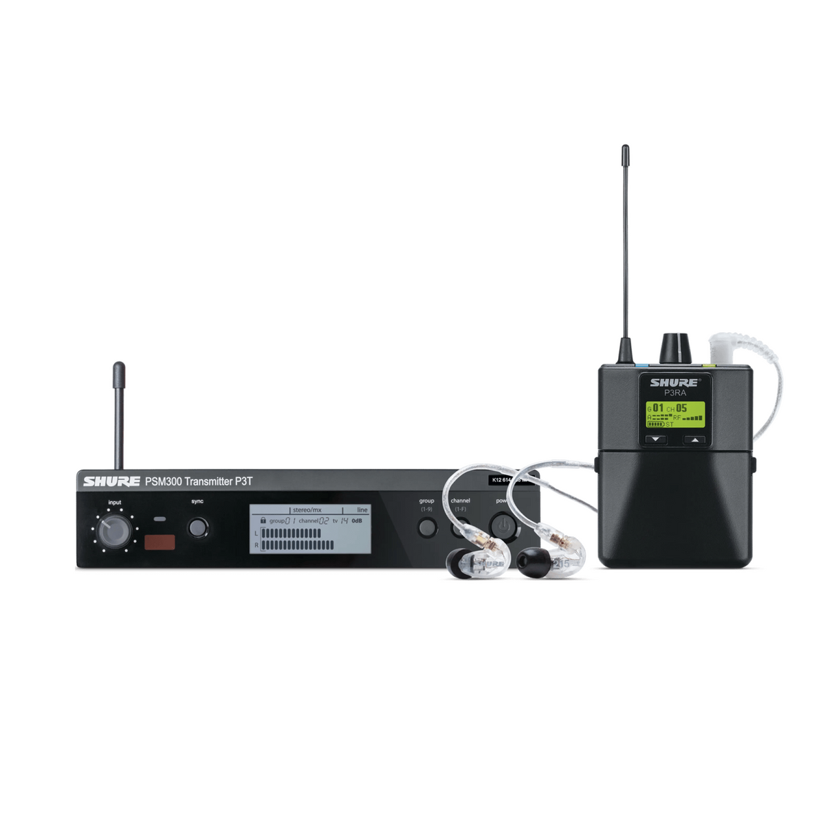 Shure P3TRA215CL Wireless In-ear Monitor System – Massimo Accordions