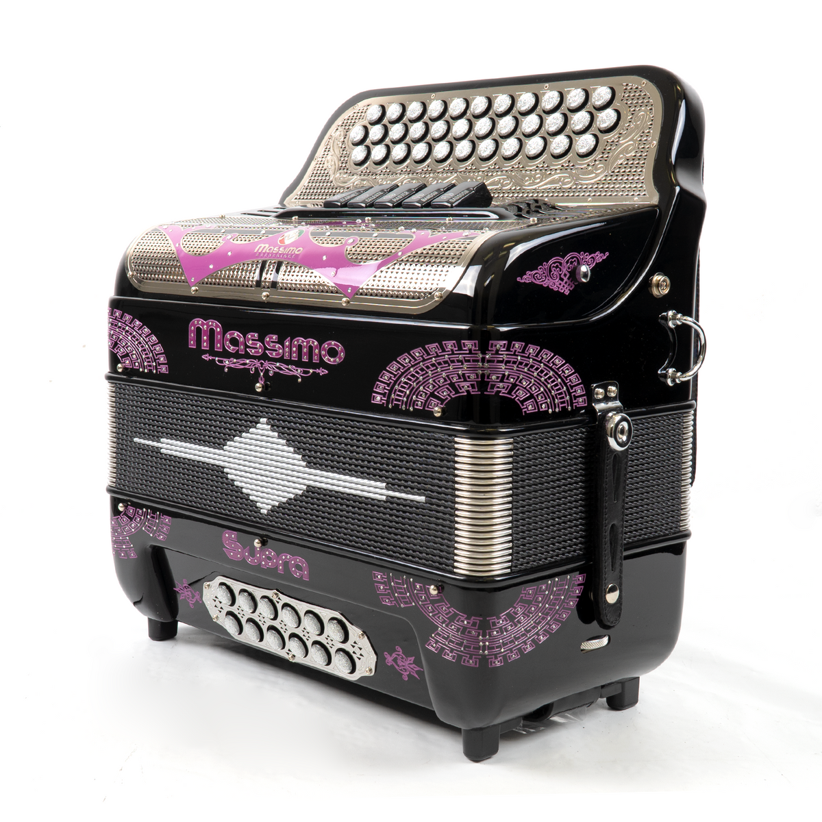 モんです Massimo Supra Black / Purple – Massimo Accordions