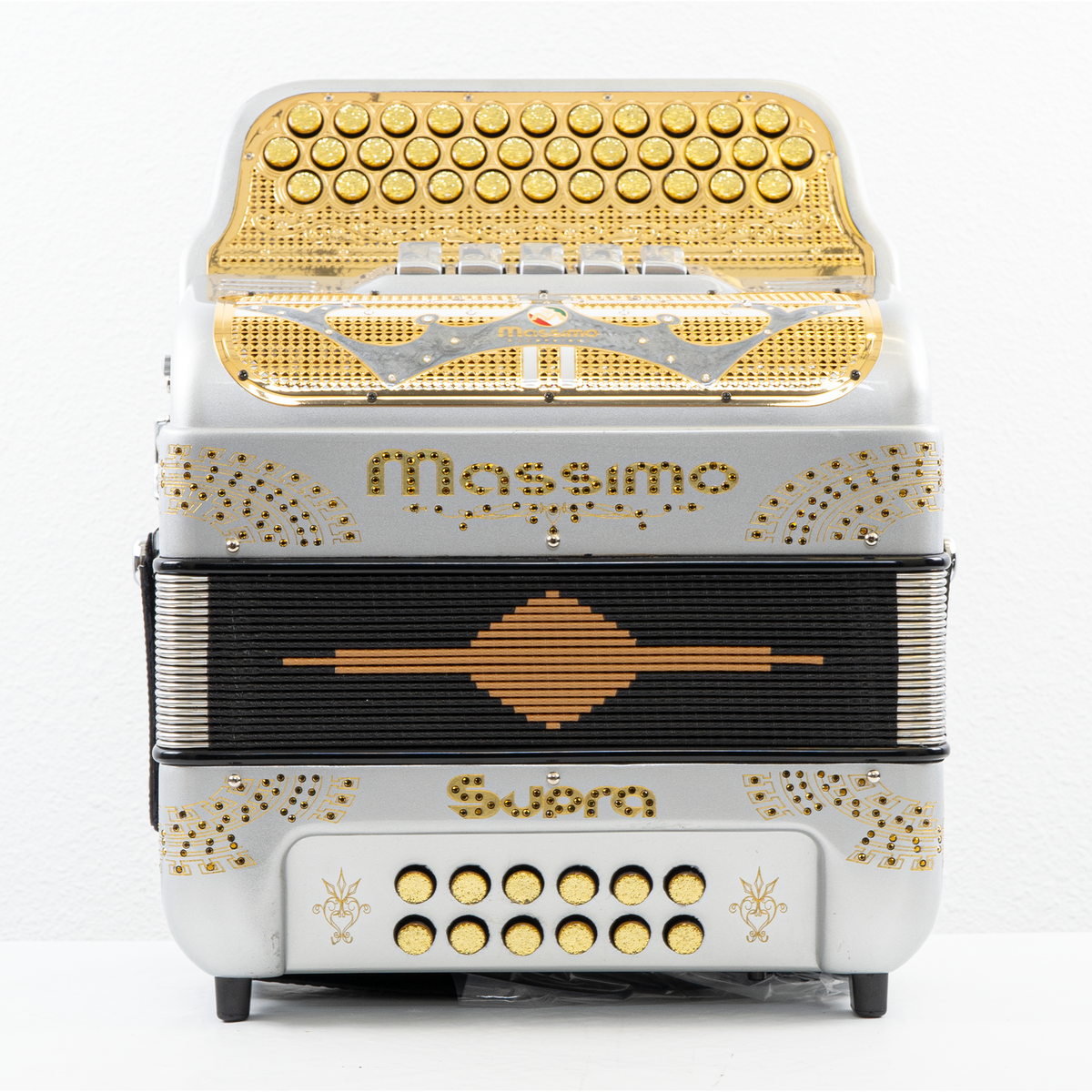 Massimo Ultra Compact 5 Switches Silver (Gold details) / E Tone