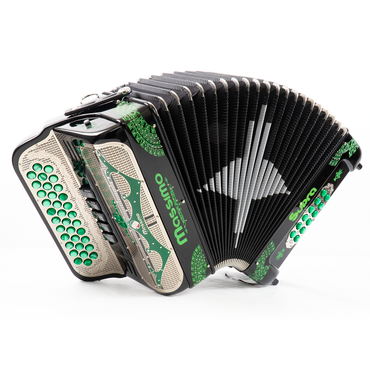 Massimo Supra Black / Green – Massimo Accordions