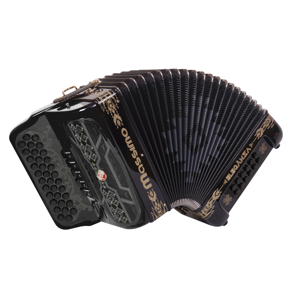 Massimo Eleganza 5 Switches Total Black – Massimo Accordions