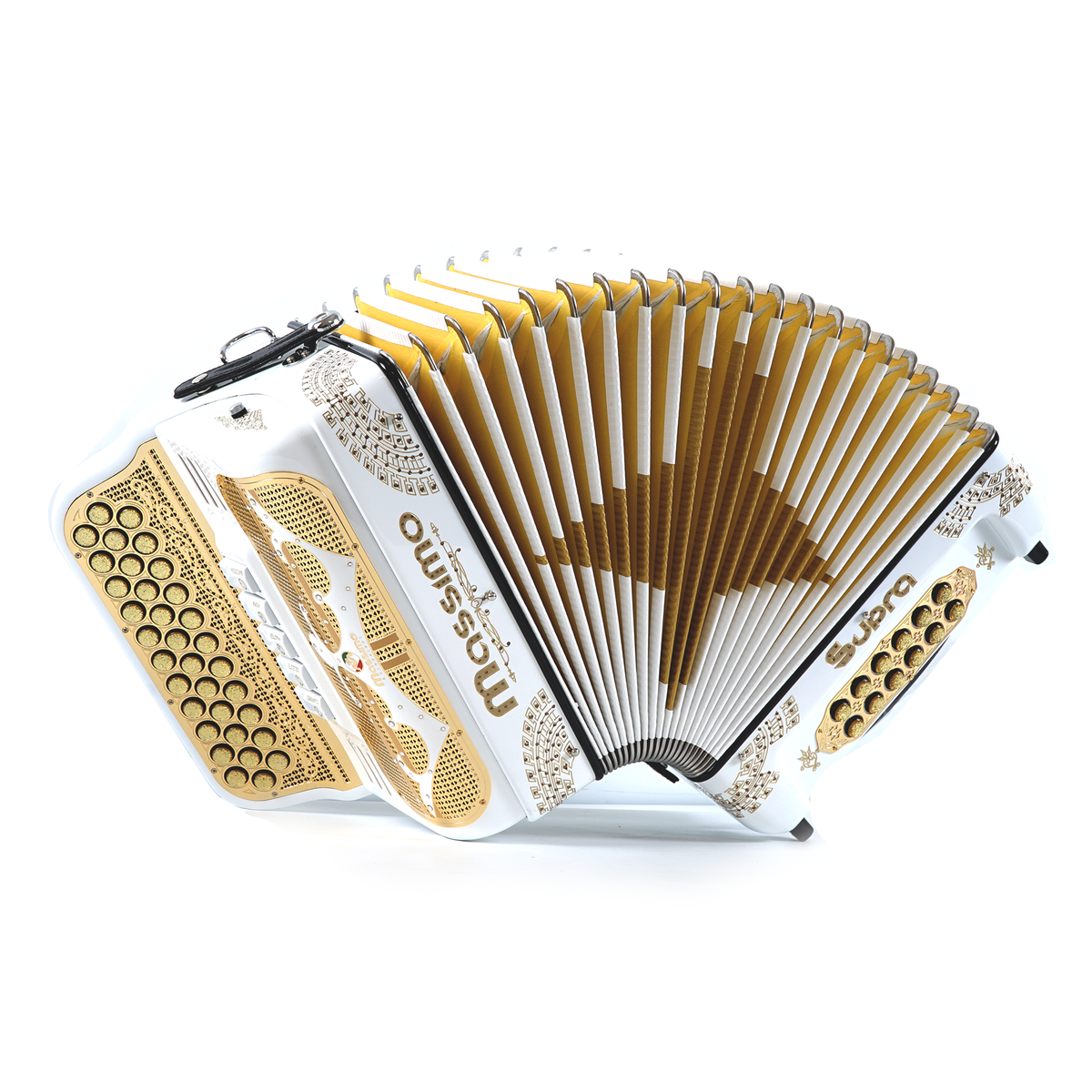 Massimo Ultra Compact 5 Switches White (Gold details) E Tone Massimo