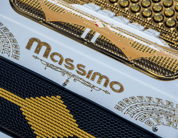 Massimo Ultra Compact 5 Switches White (Gold details) E Tone