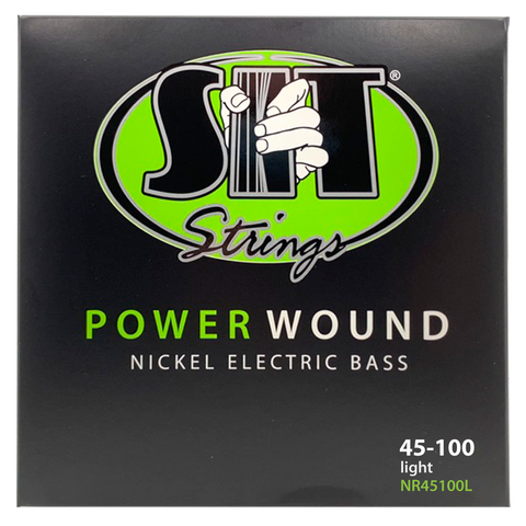 Power wound nickel electric Bass strings 45-100