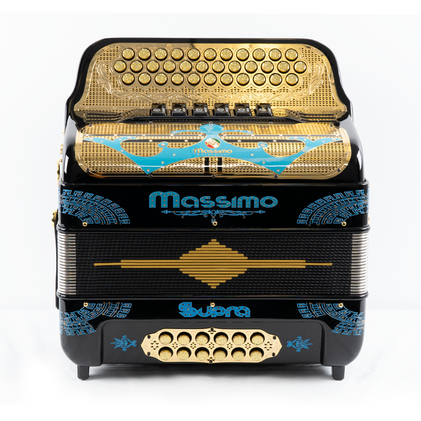 Massimo Supra 6 Switches Black (Blue details) F/G