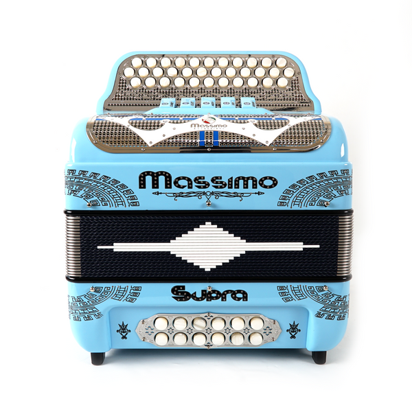 Massimo Ultra Compact 5 Switches aqua (black details) E Tone