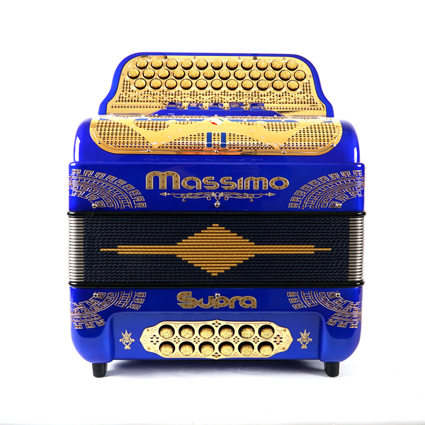 Massimo Ultra Compact 5 Switches Blue (Gold details) Tone E