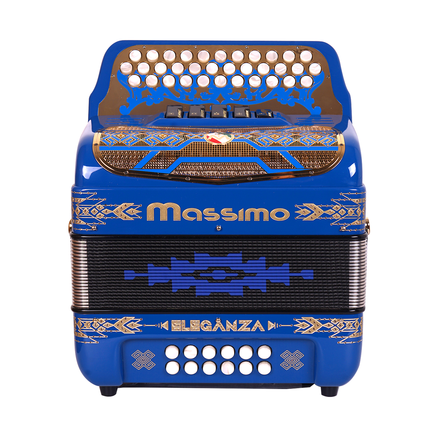 Massimo Eleganza Ultra Compact Cian (Gold details) – Massimo