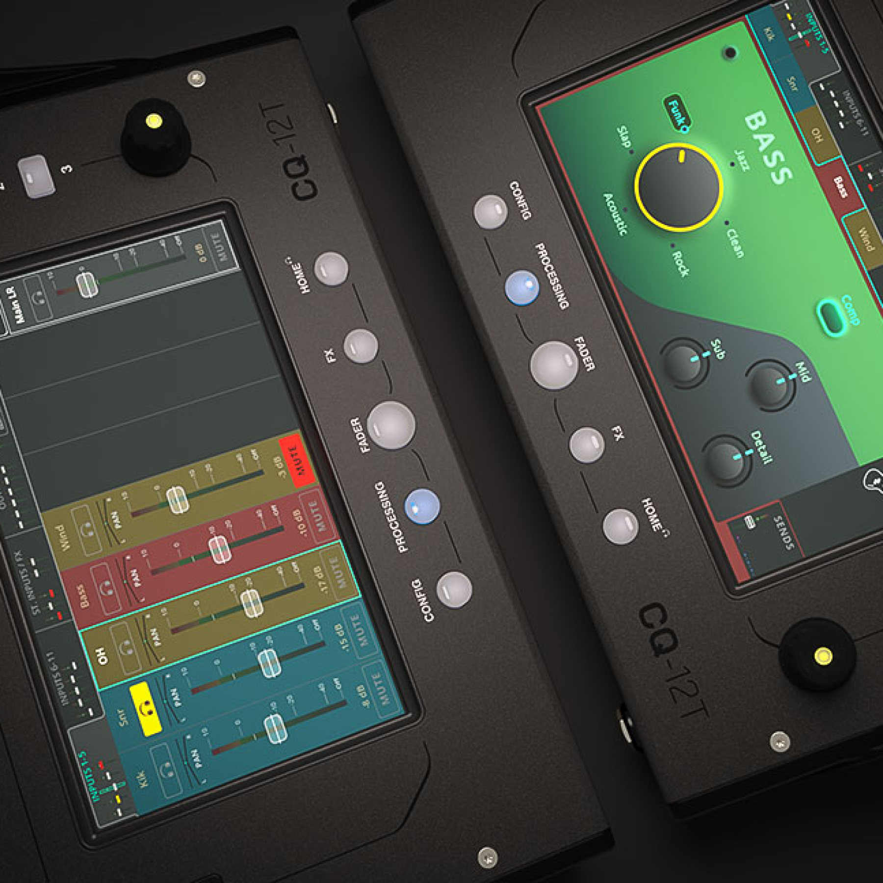 Allen & Heath CQ-18T 16-channel Digital Mixer – Massimo Accordions