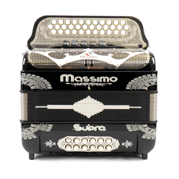 Massimo Supra Black (silver details) 5 Switches / E Tone