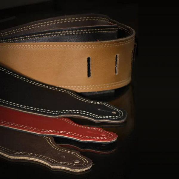 Franklin Strap 2.5" Reversible Chocolote/Gold