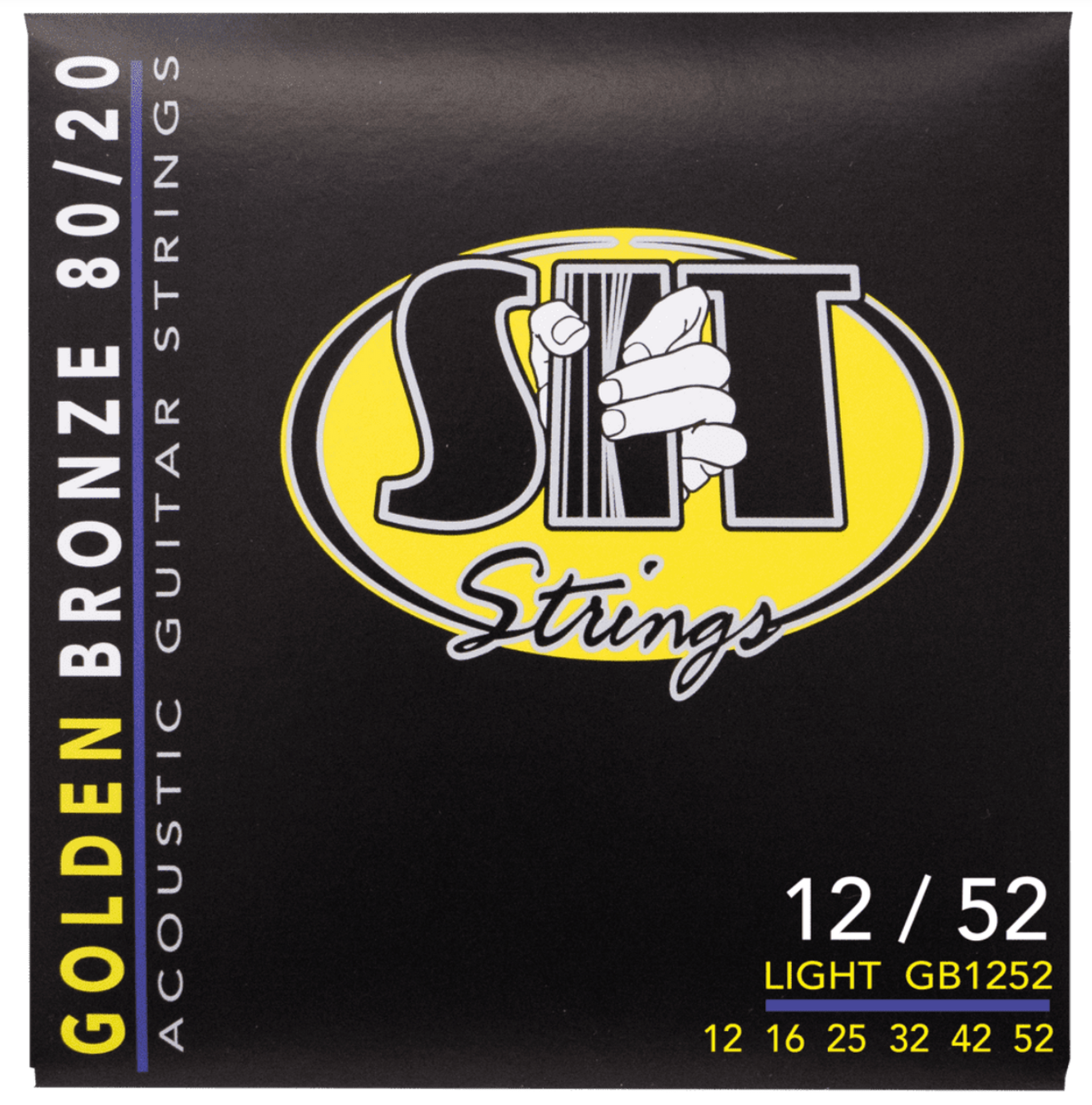 SIT Light Golden Bronze 80/20 Acoustic Guitar Strings 12-52