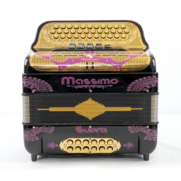 Massimo Supra Black (purple details) 5 Switches / G Tone
