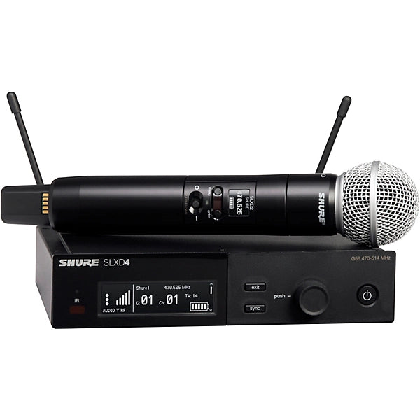 System Shure SLXD4/SM58 – Massimo Accordions System Shure SLXD4/SM58 – Massimo Accordions