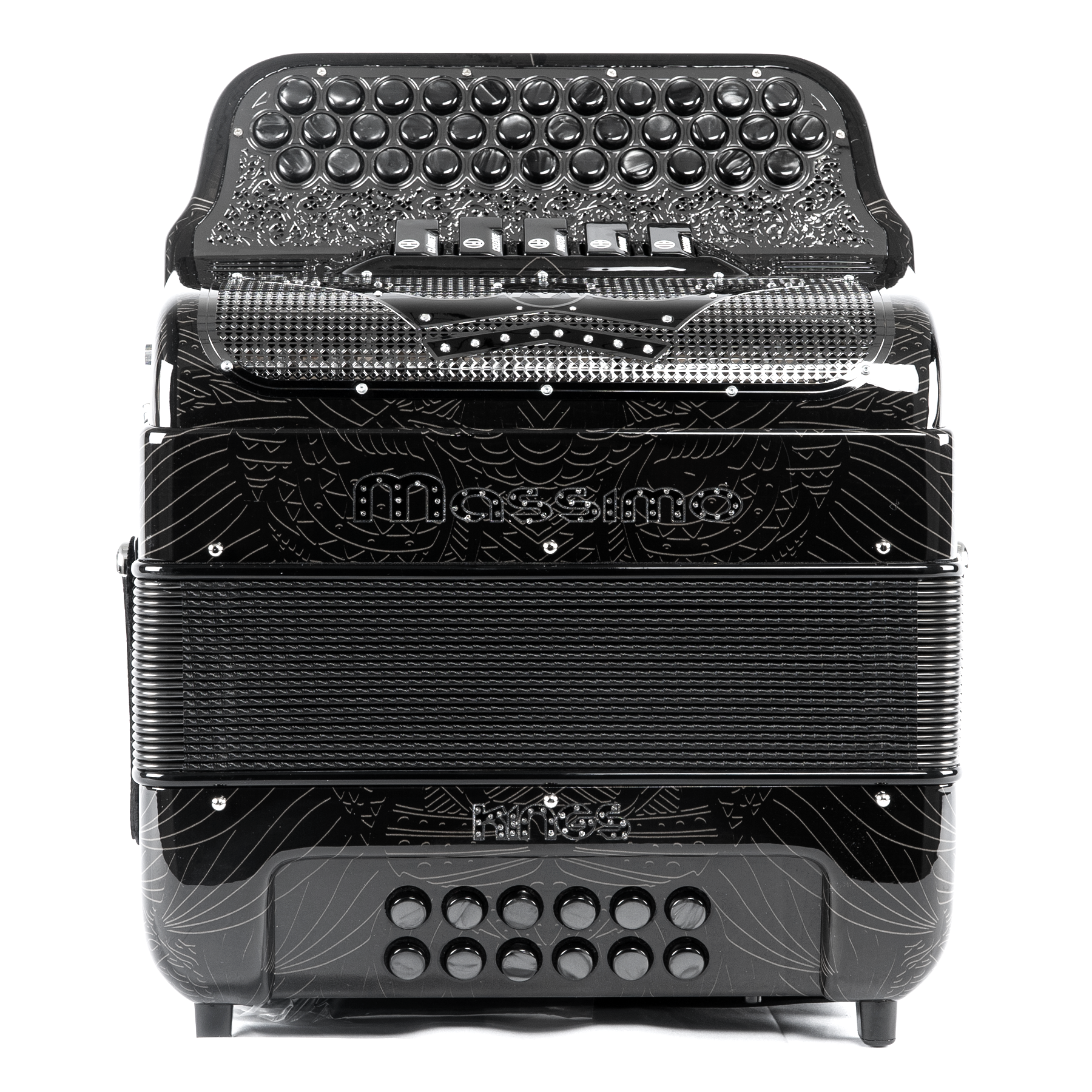 Massimo Kings Ultra Compact (Black) – Massimo Accordions