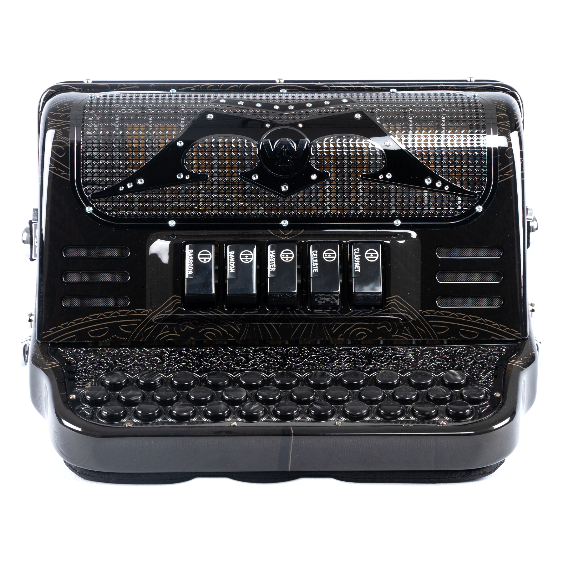 Massimo Kings Ultra Compact (Black) – Massimo Accordions