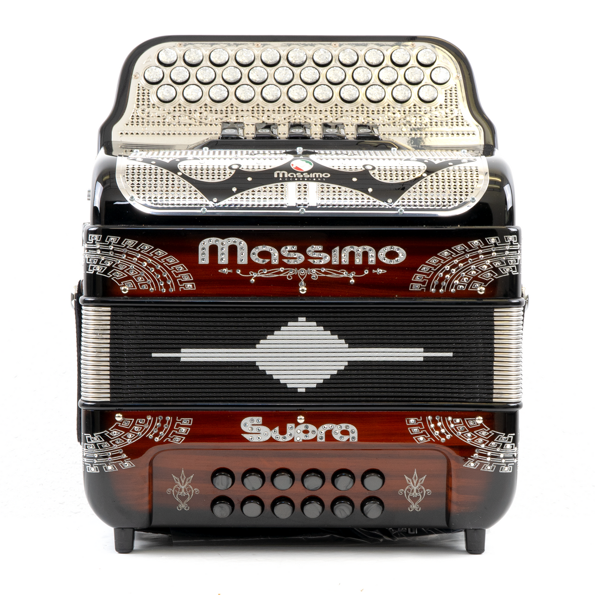 Massimo Ultra Compact 5 Switches Black (orange details) / E Tone ...
