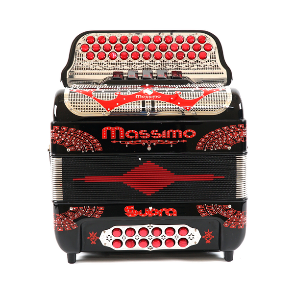 Massimo Ultra Compact 5 Switches Black (Red details) F Tone