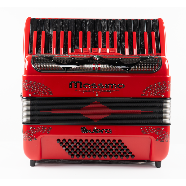 Piano Accordion / Red (Black details)