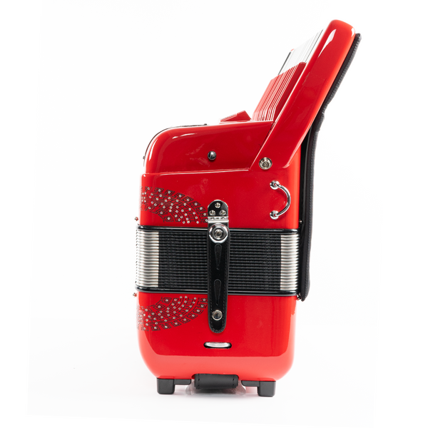 Piano Accordion / Red (Black details)