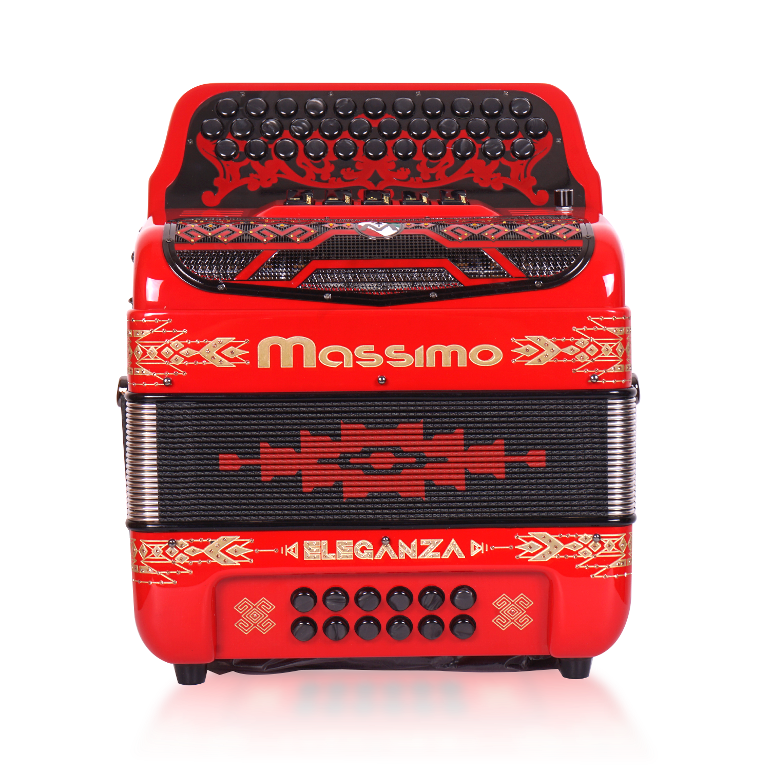 Massimo Eleganza Ultra Compact Red / MASIV microphone – Massimo