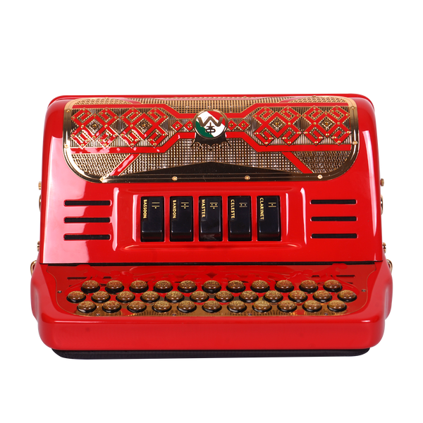 Massimo Eleganza Ultra Compact Red (Gold details)