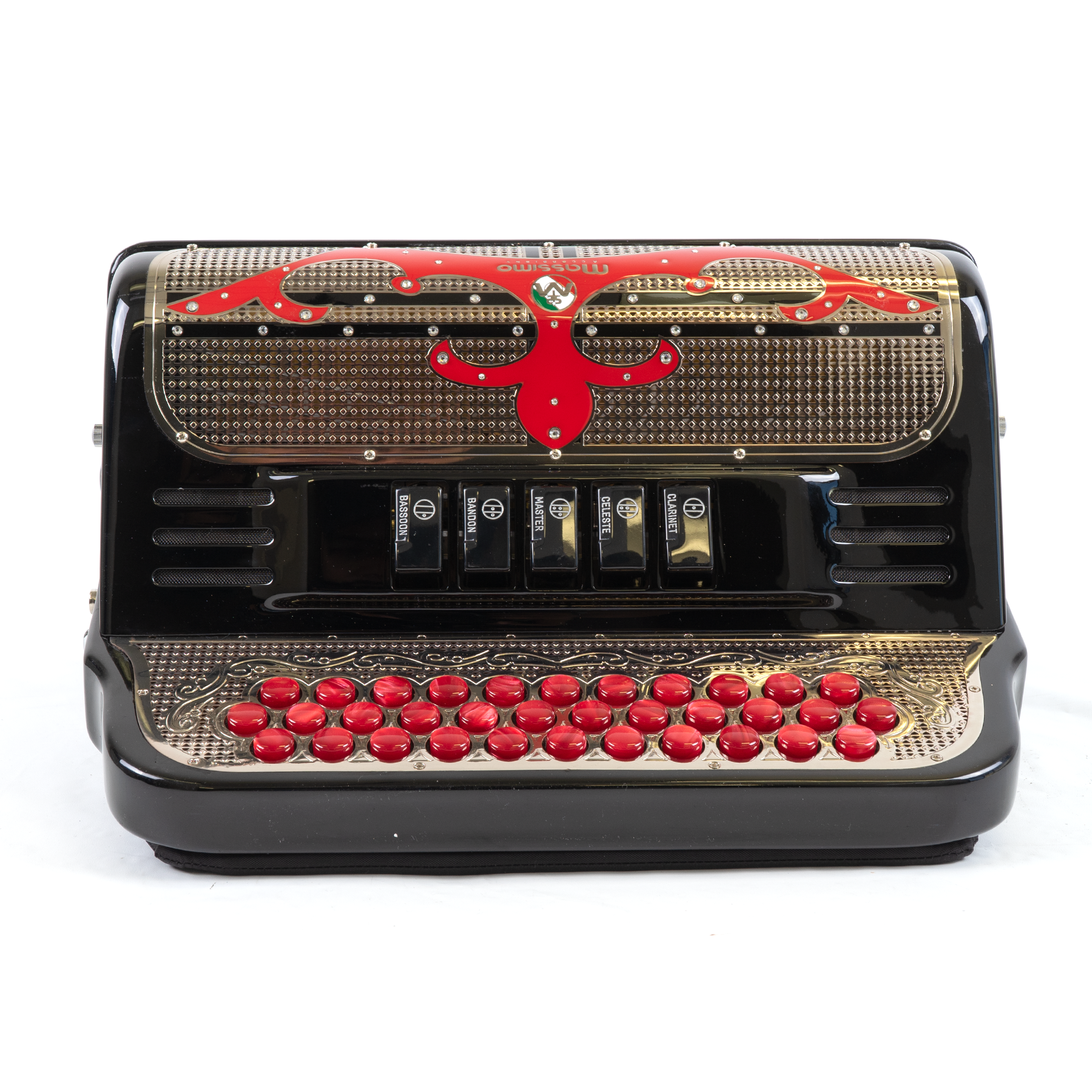 Massimo Supra Black / Red – Massimo Accordions