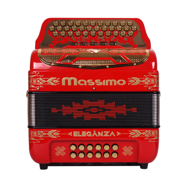 Massimo Eleganza Ultra Compact Red (Gold details)