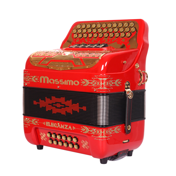 Massimo Eleganza Ultra Compact Red (Gold details)