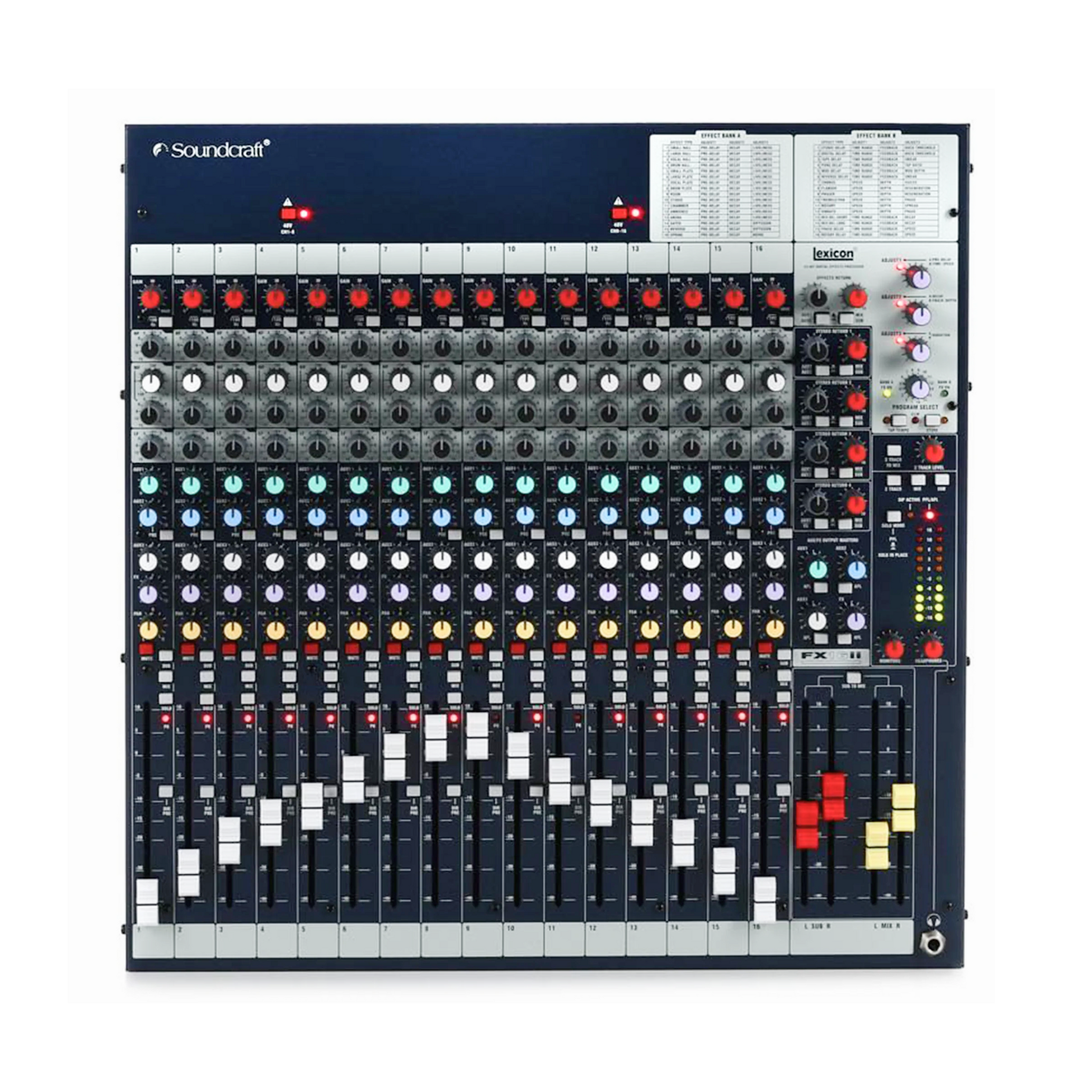 ソフコン＋マイオピン1% Mixer Soundcraft FX16II (Open Box) – Massimo Accordions