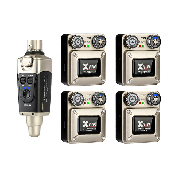 Xvive U45R4 Wireless In-ear Monitoring System