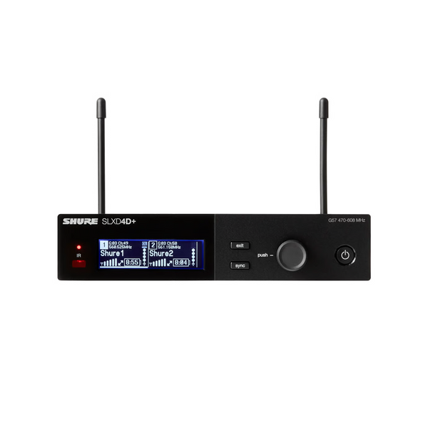 Shure SLXD4D+ Dual Channel Receiver
