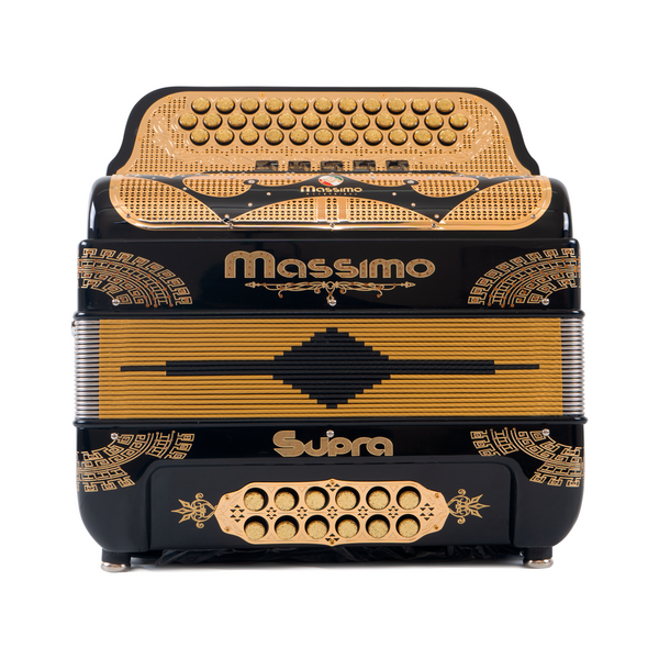 Massimo Supra Black (Gold details) 5 Switches / Tone G