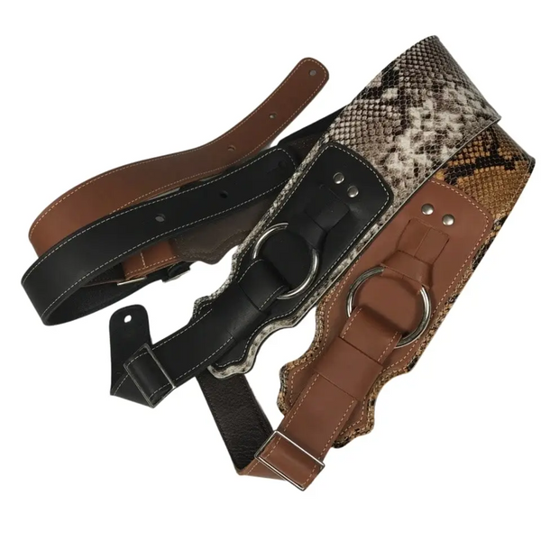 Franklin Strap 3.5'' Glove Leather SNAKE Black