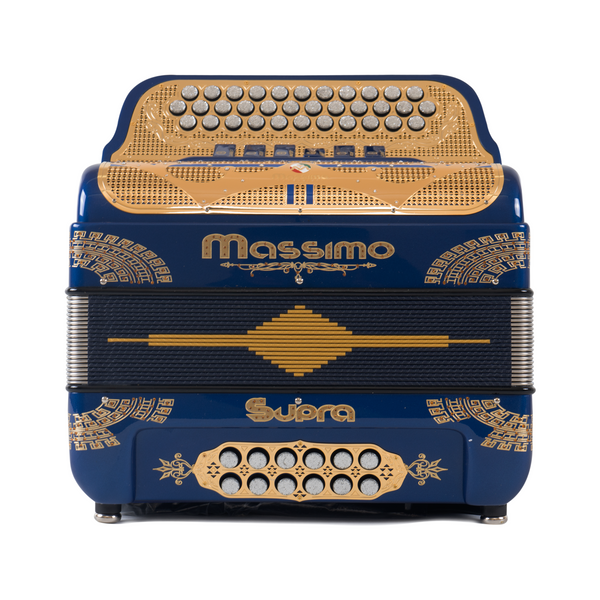 Massimo Supra 6 Switches (FA/MI) / Blue with Gold