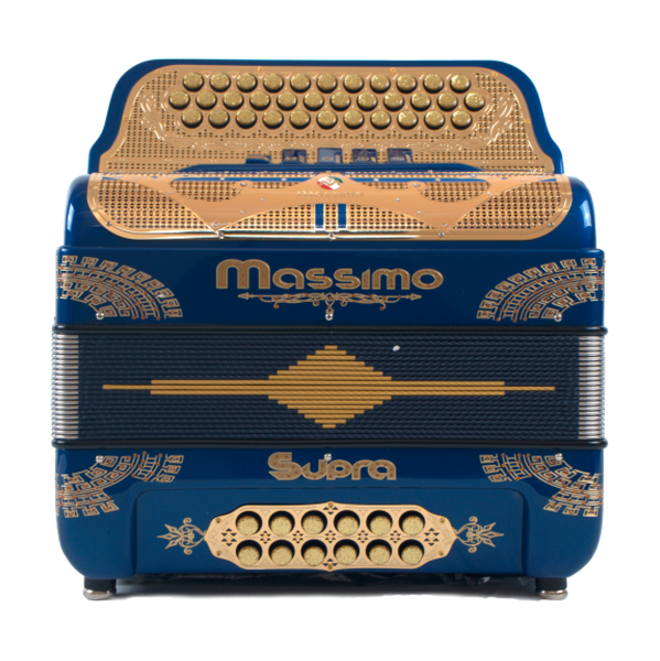 Massimo Supra Blue (Gold details) 5 Switches / MI Tone