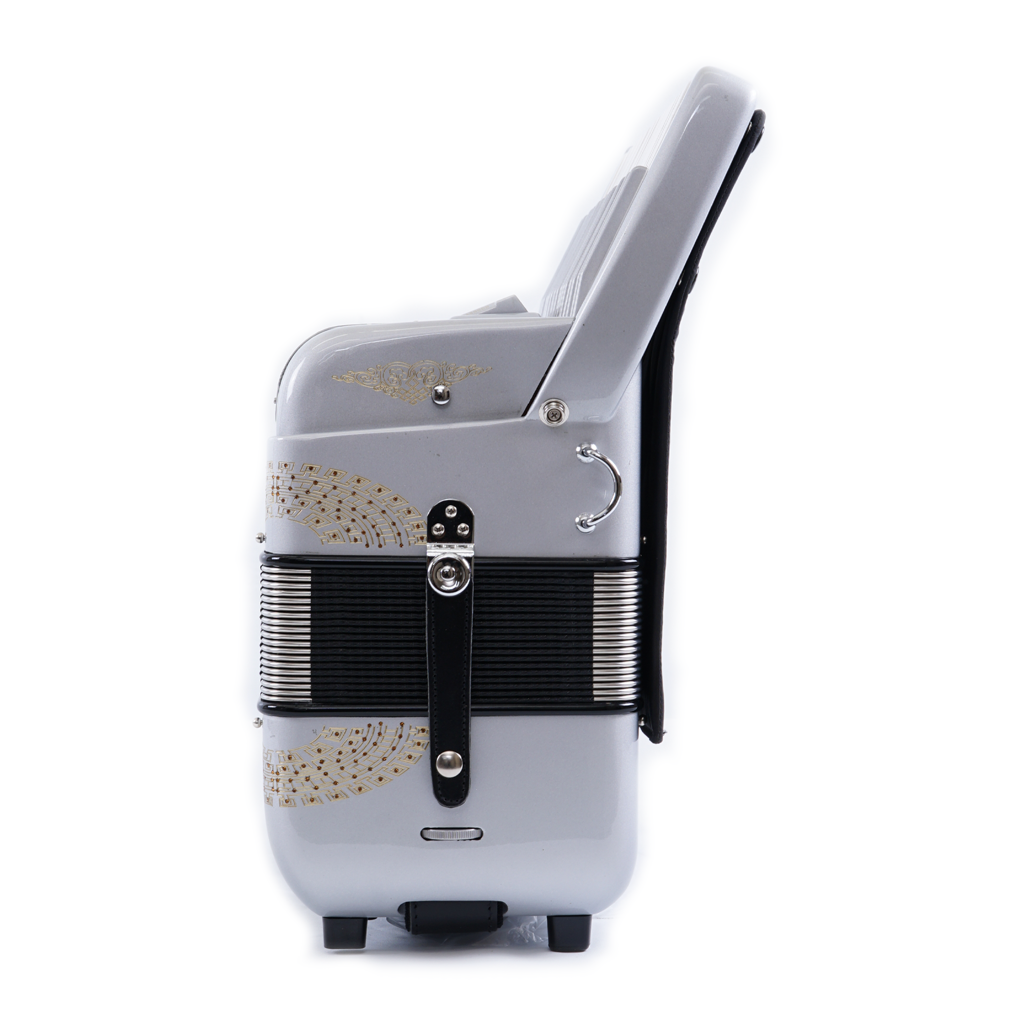 Piano Accordion / Grey (Gold details) Crown Gold – Massimo Accordions