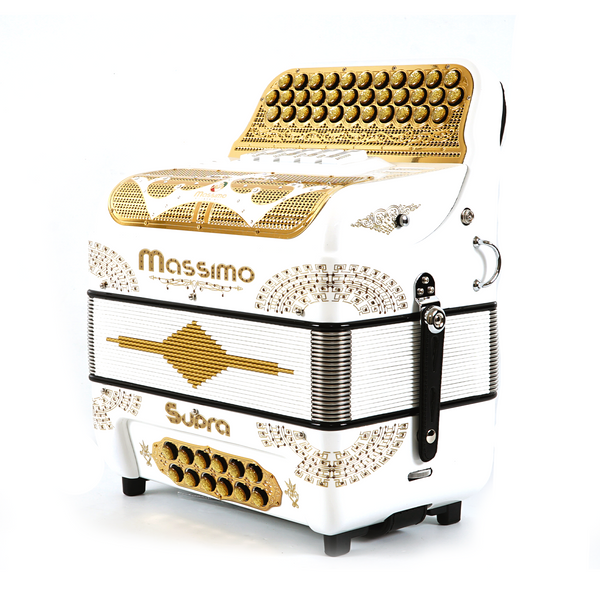 Massimo Ultra Compact 5 Switches White (Gold details) E Tone