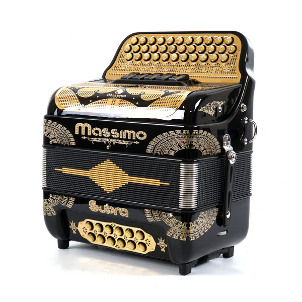 Massimo Ultra Compact 5 Switches Black (Gold details) E Tone