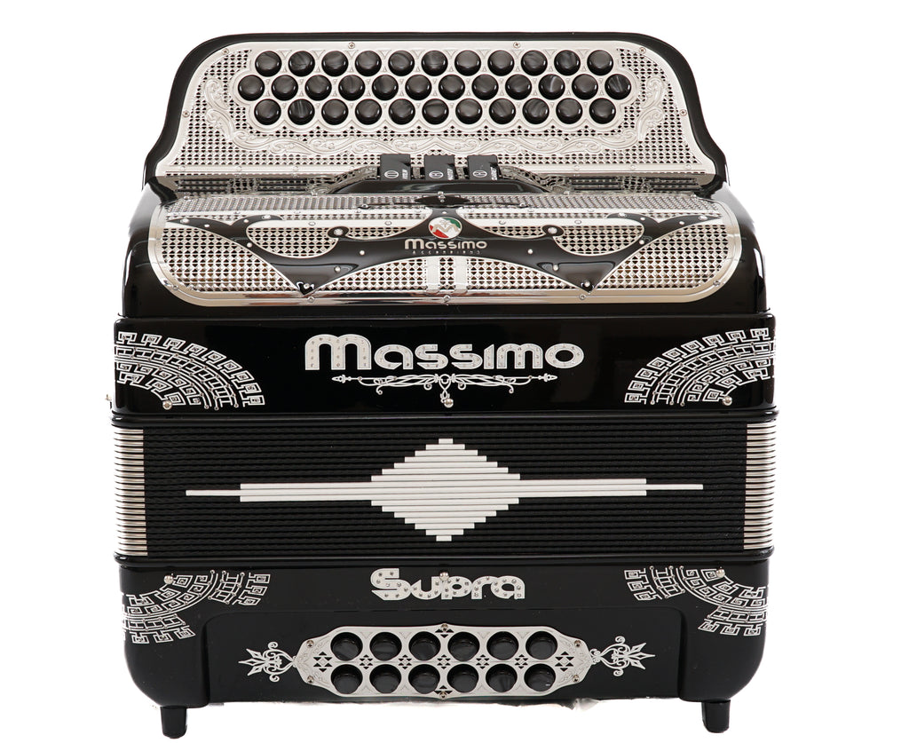 Massimo Supra 3 Switches MI Tone Black with White Designs – Massimo ...