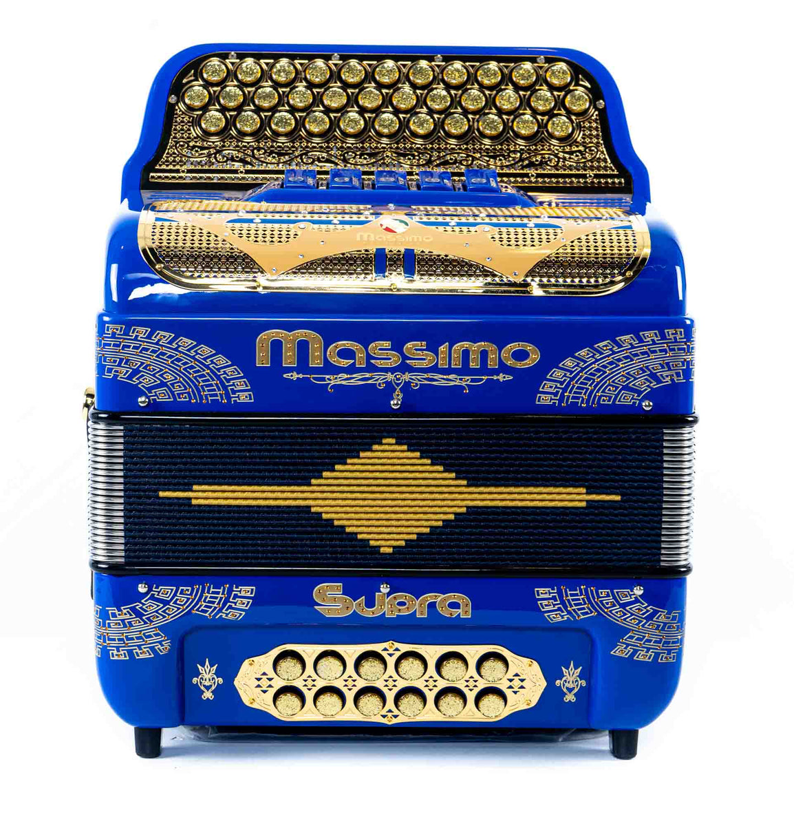 Massimo Ultra Compact 5 Switches Blue (Gold details) F Tone – Massimo ...