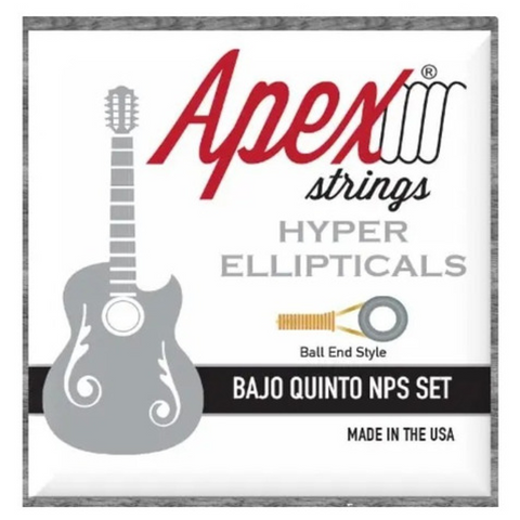 Apex Hyper Ellipticals Ball end style Bajo Strings