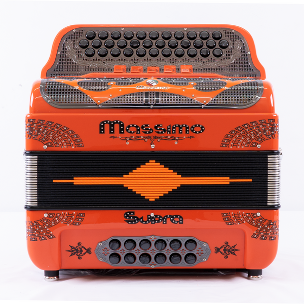Massimo Supra Orange (Black details) 5 Switches / F Tone