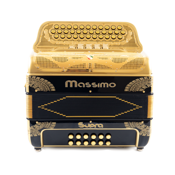 Massimo Supra Gold/Black (Gold details) Regular Size