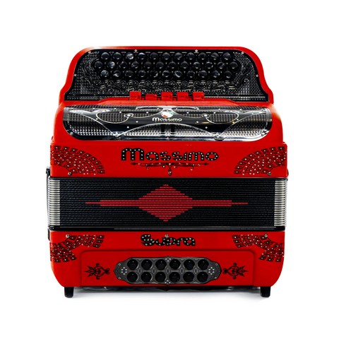 Massimo Supra Red/Details Black 5 Switches E Tone