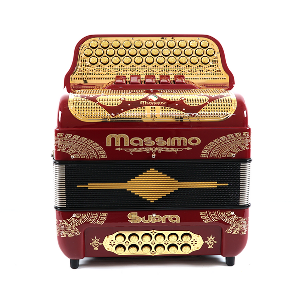 Massimo Ultra Compact 5 Switches Red (Gold details) E Tone