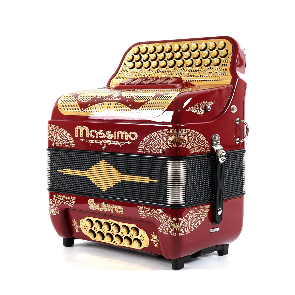 Massimo Ultra Compact 5 Switches Red (Gold details) E Tone – Massimo ...