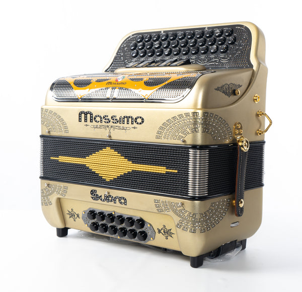 Massimo Supra Matte Gold (Black details) 5 Switches / F Tone